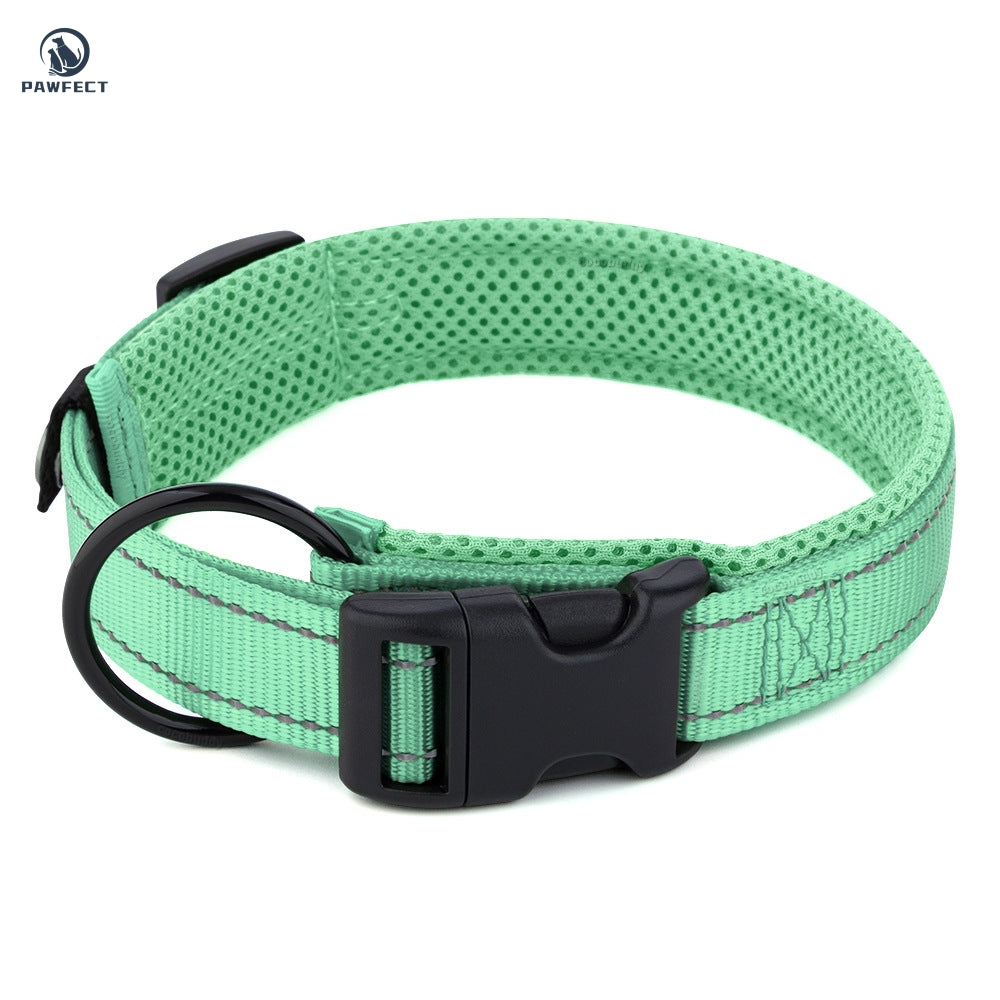Breathable Sandwich Mesh Reflective Dog Collar
