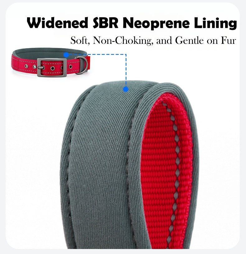 Comfort Neoprene Reflective Pet Collar