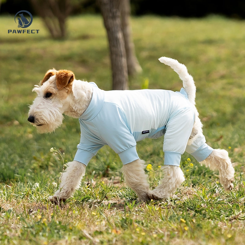 Cooling Quick-Dry UV-Protection Dog Jumpsuit – Breathable 4-Leg Design