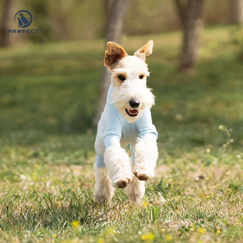 Cooling Quick-Dry UV-Protection Dog Jumpsuit – Breathable 4-Leg Design