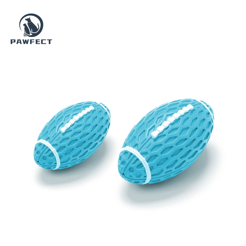Squeaky Rugby Ball Chew Toy for Dogs