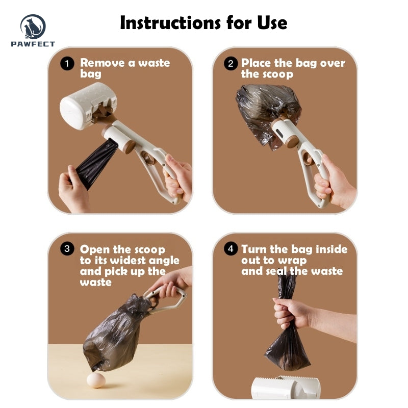 Portable Dog Poop Scooper for Outdoor Walks