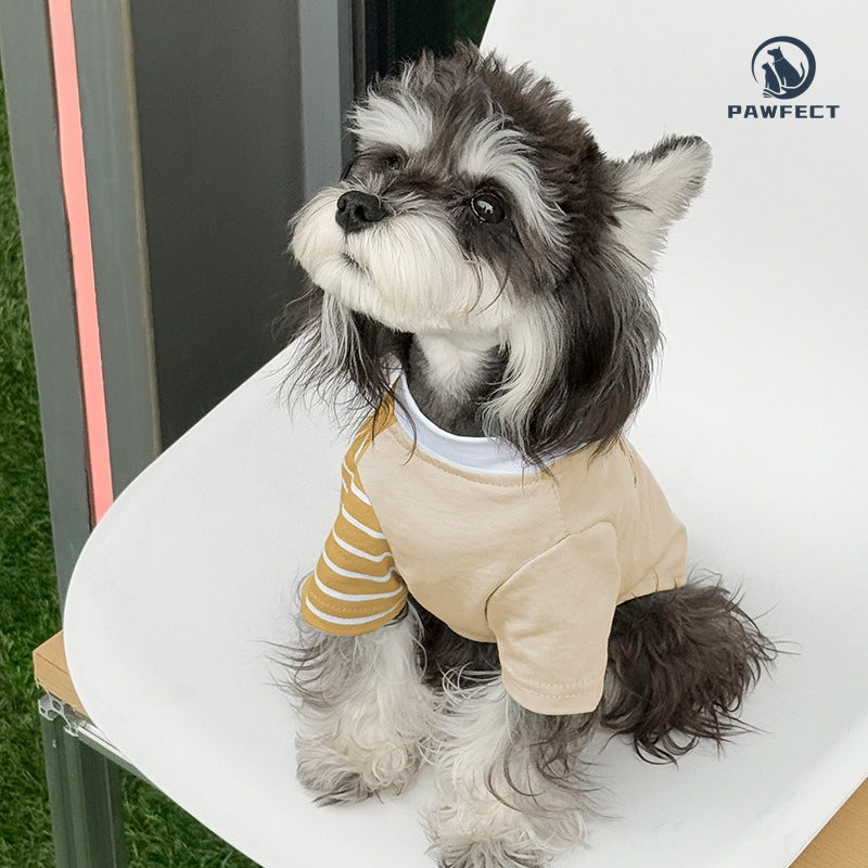 Lightweight Diagonal Stripe Dog T-Shirt