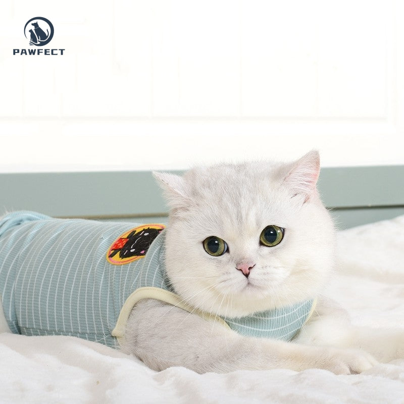 Lightweight Striped Tee for Cats