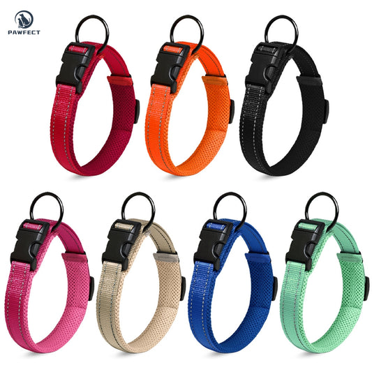 Breathable Sandwich Mesh Reflective Dog Collar