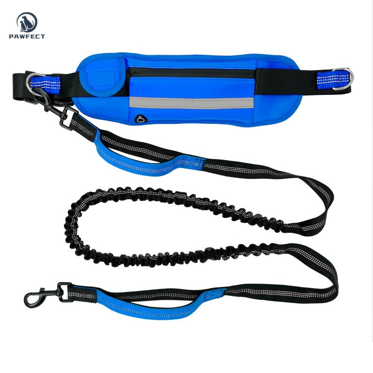Hands-Free Dog Leash with Waist Pack – Multifunctional Running & Walking Belt