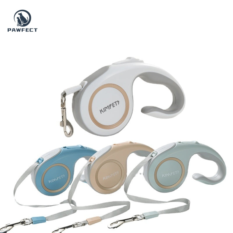 Shock-Absorbing Retractable Pet Leash