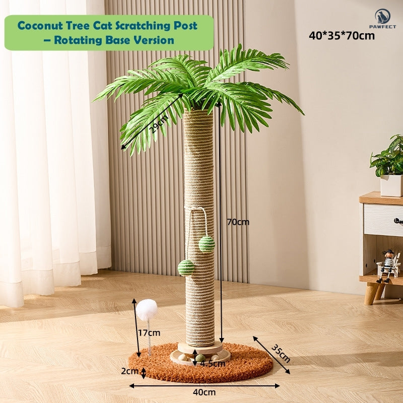 Coconut Tree Style Sisal Cat Scratching & Climbing Post
