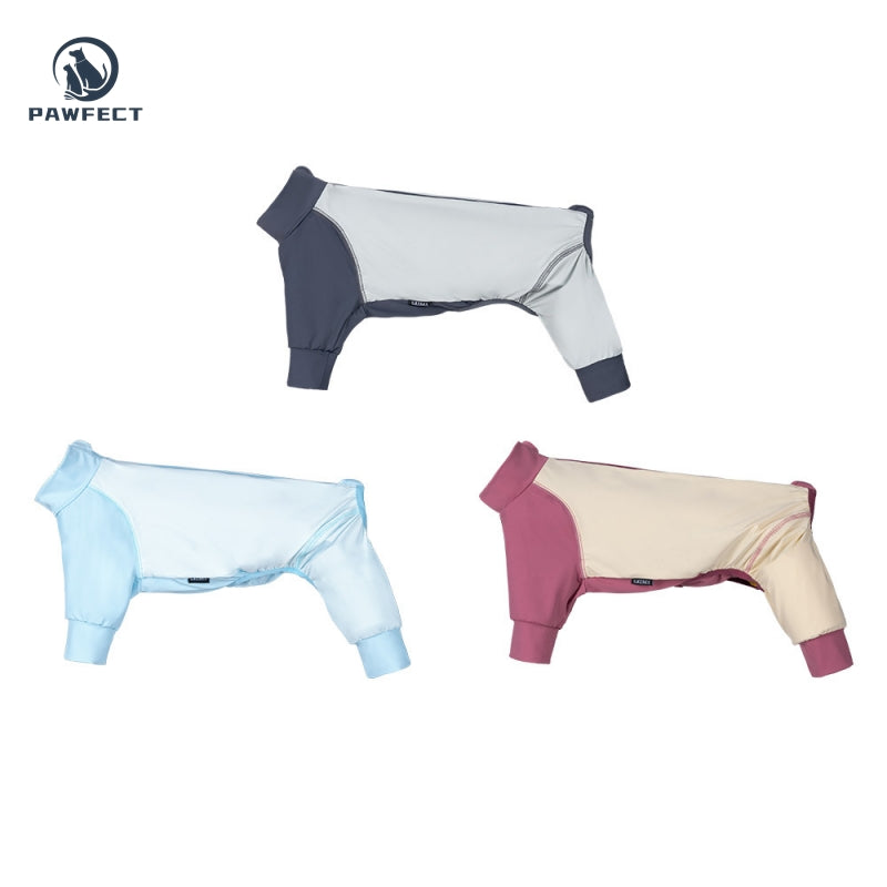 Cooling Quick-Dry UV-Protection Dog Jumpsuit – Breathable 4-Leg Design