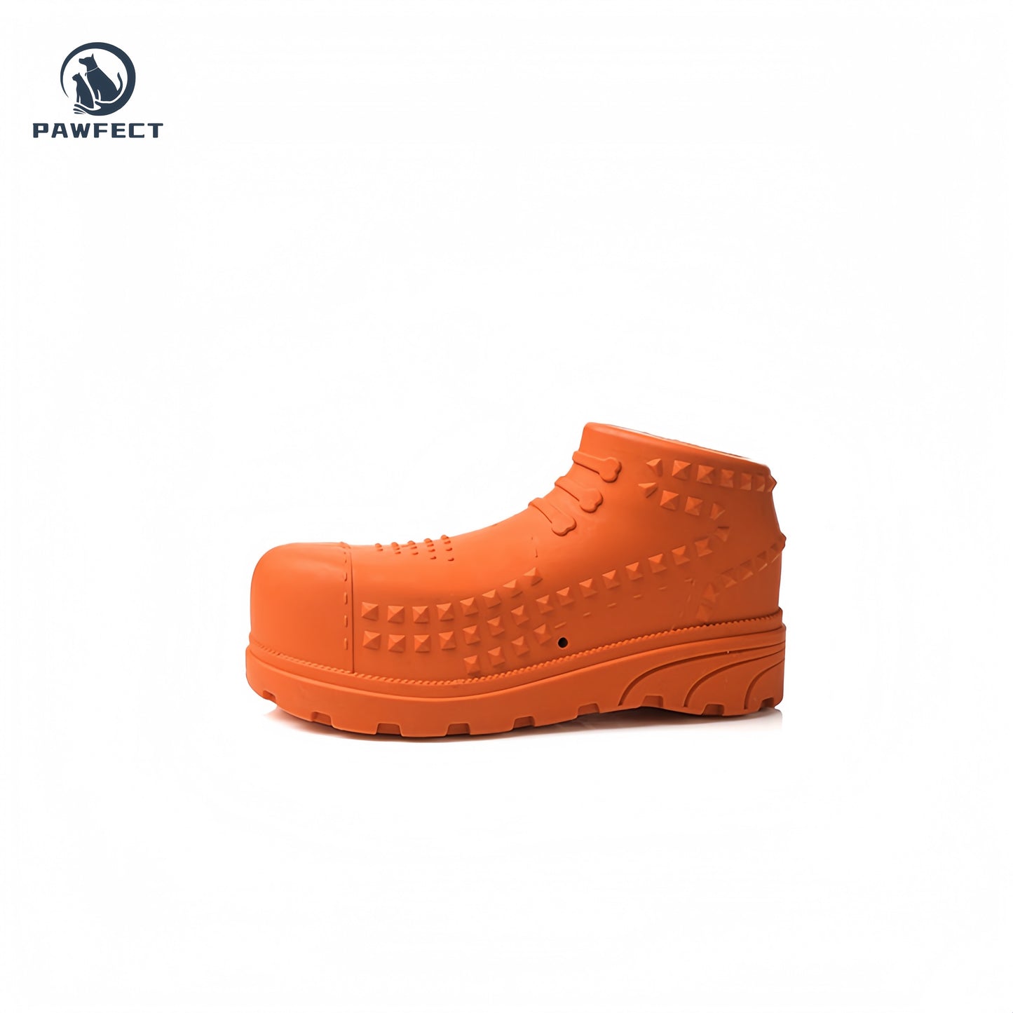 Durable Rubber Boot-Shaped Chew and Teeth Cleaning Toy for Dogs