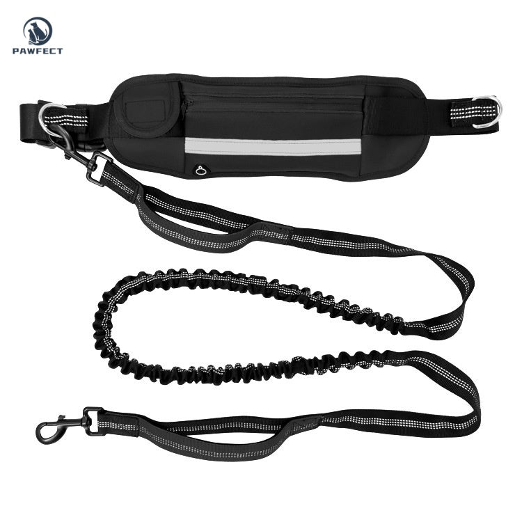 Hands-Free Dog Leash with Waist Pack – Multifunctional Running & Walking Belt