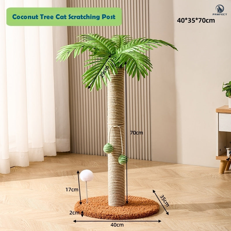 Coconut Tree Style Sisal Cat Scratching & Climbing Post