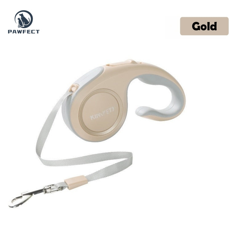 Shock-Absorbing Retractable Pet Leash