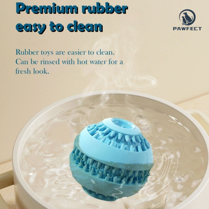 Rubber Treat Dispensing Chew Toy Ball for Dogs