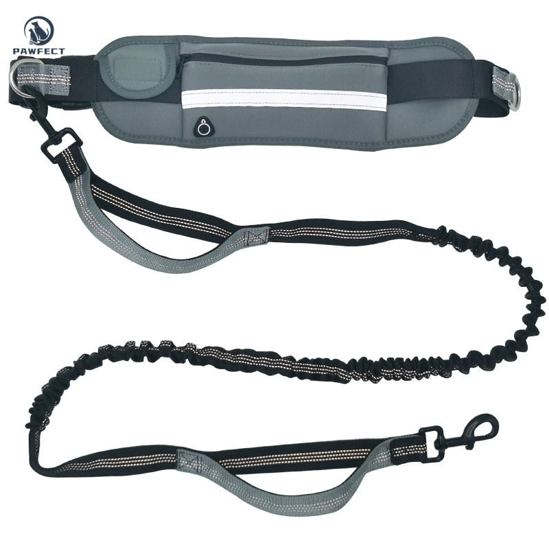 Hands-Free Dog Leash with Waist Pack – Multifunctional Running & Walking Belt