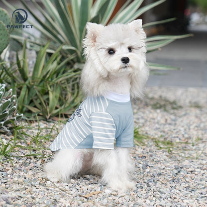 Lightweight Diagonal Stripe Dog T-Shirt