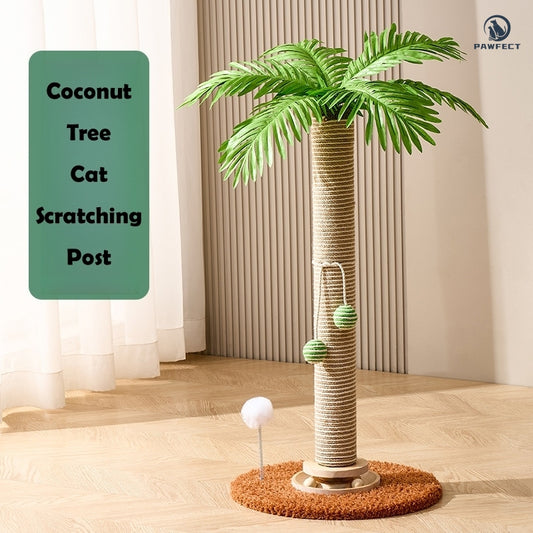 Coconut Tree Style Sisal Cat Scratching & Climbing Post