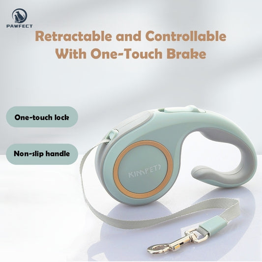 Shock-Absorbing Retractable Pet Leash