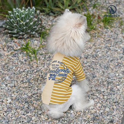 Lightweight Diagonal Stripe Dog T-Shirt