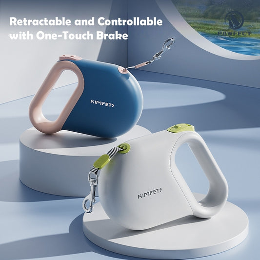 Reflective Retractable Pet Leash for Outdoor Walks