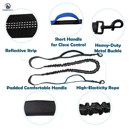 Hands-Free Dog Leash with Waist Pack – Multifunctional Running & Walking Belt