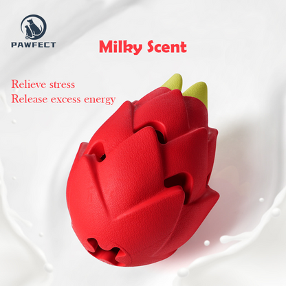 Interactive Dragon Fruit Treat Dispensing Chew Toy