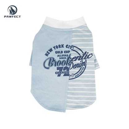 Lightweight Diagonal Stripe Dog T-Shirt