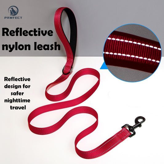 Reflective Nylon Dog Leash